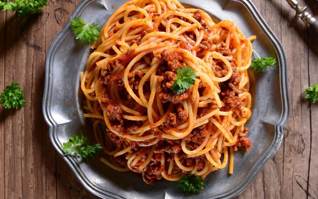 Tempeh Spaghetti Bolognese